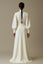 Elegant High-Collar Ivory Maxi Dress | Modest Gown | Modest fashion