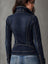 Vintage Washed Denim Moto Jacket Edge Women’s Cropped Biker Jean Jacket Streetwear