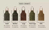 Men’s Genuine Leather Apron Handmade BBQ Apron Barber Woodworking Workshop Apron Chef Grill Apron