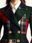 Women’s Plaid Patchwork Blazer Jacket Luxury Tartan Double Breasted Coat Vintage Inspired Office Blazer Elegant Statement Jacket
