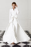 Blush Taffeta Gown | Modest Taffeta Dress for Special Occasions | Custom Made Evening Gown