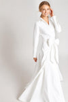 Blush Taffeta Gown | Modest Taffeta Dress for Special Occasions | Custom Made Evening Gown