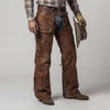 Vintage Brown Leather Fringe Chaps – Western Cowboy Ranch Wear