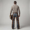 Vintage Brown Leather Fringe Chaps – Western Cowboy Ranch Wear